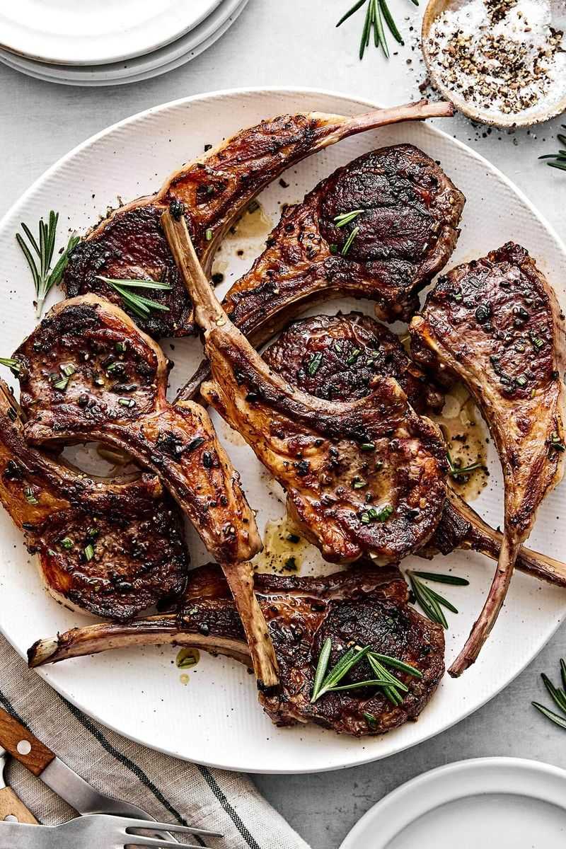 Rosemary-Garlic Grilled Lamb Chops
