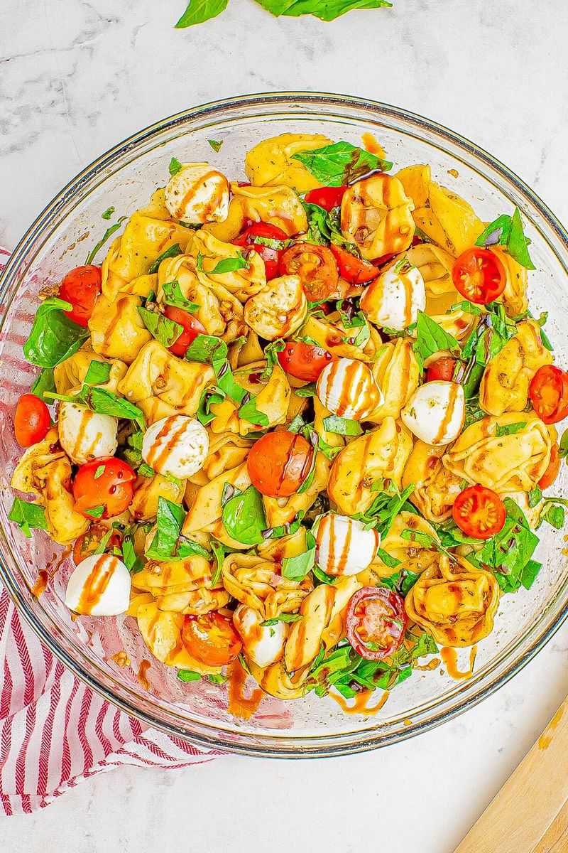 Caprese Tortellini Salad