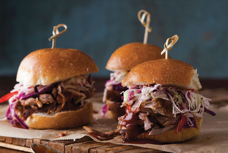 Pulled Pork Sliders With Slaw