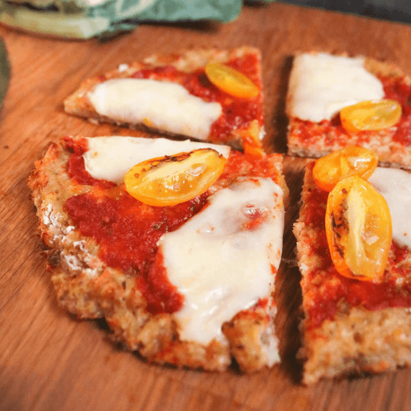 Cauliflower Crust Margherita Pizza