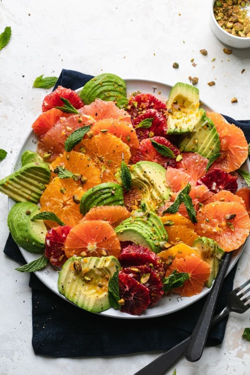 Citrus Avocado Sunshine Plate