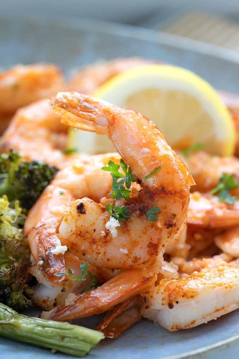 Baked Prawns With Parmesan And Herbs