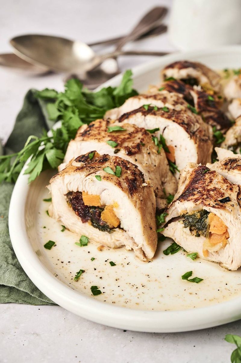 Stuffed Turkey Breast Roulade