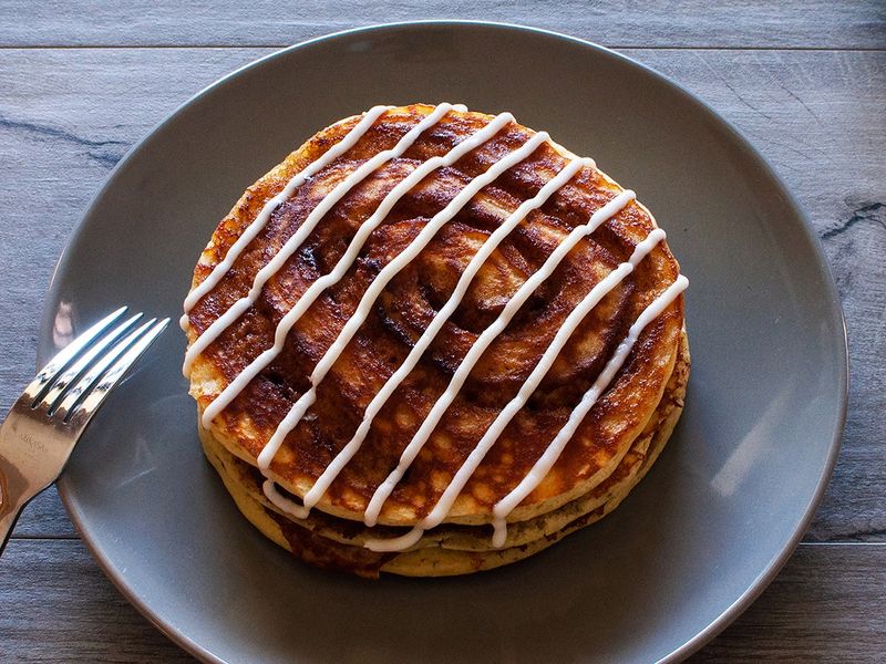 Eat's Cinnamon Bun Pancakes