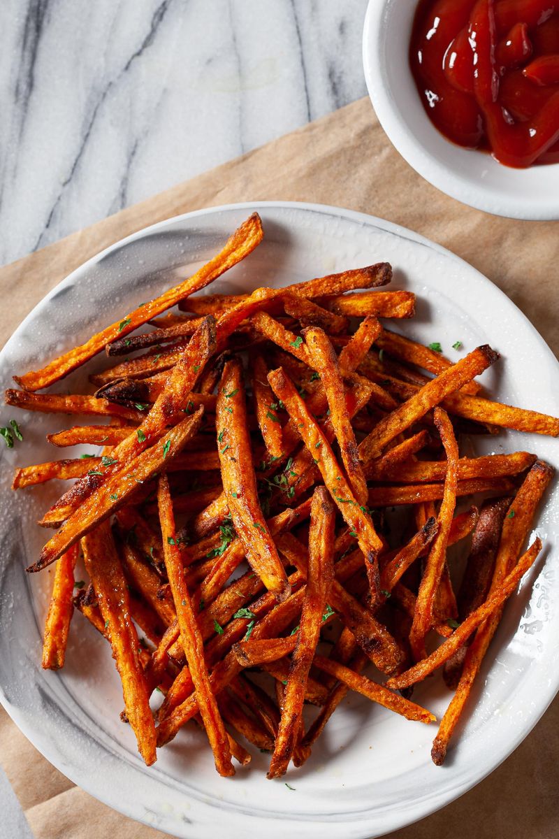 Sweet Potato Fries Instead Of Regular Fries