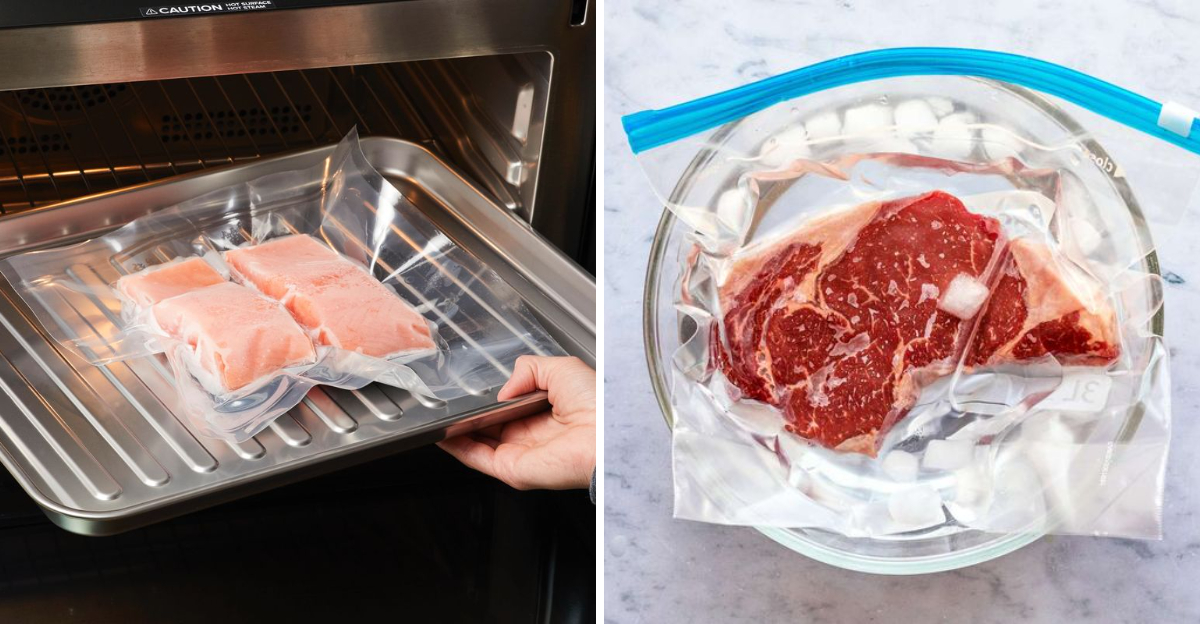 thawing meat