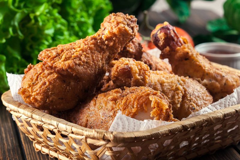 Buttermilk Fried Chicken With Apple Slaw