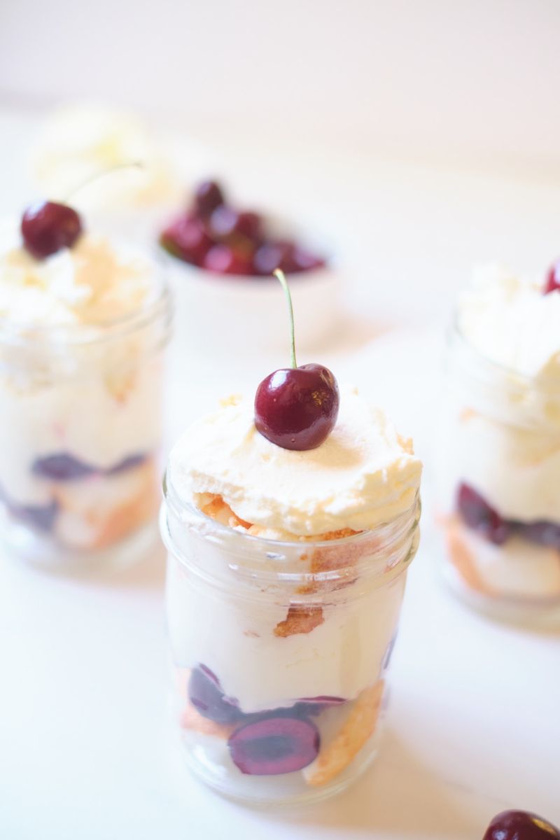 Cherry Cheesecake Parfaits