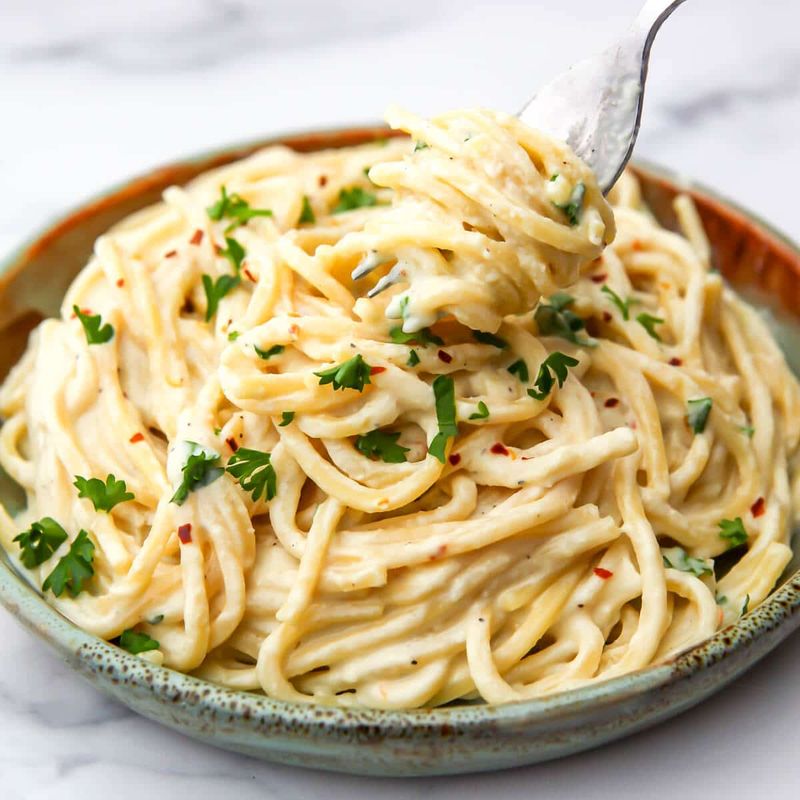 Creamy Tofu Alfredo