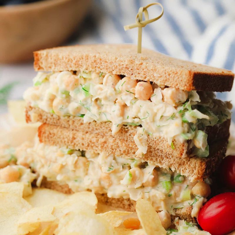 Chickpea Salad Sandwiches