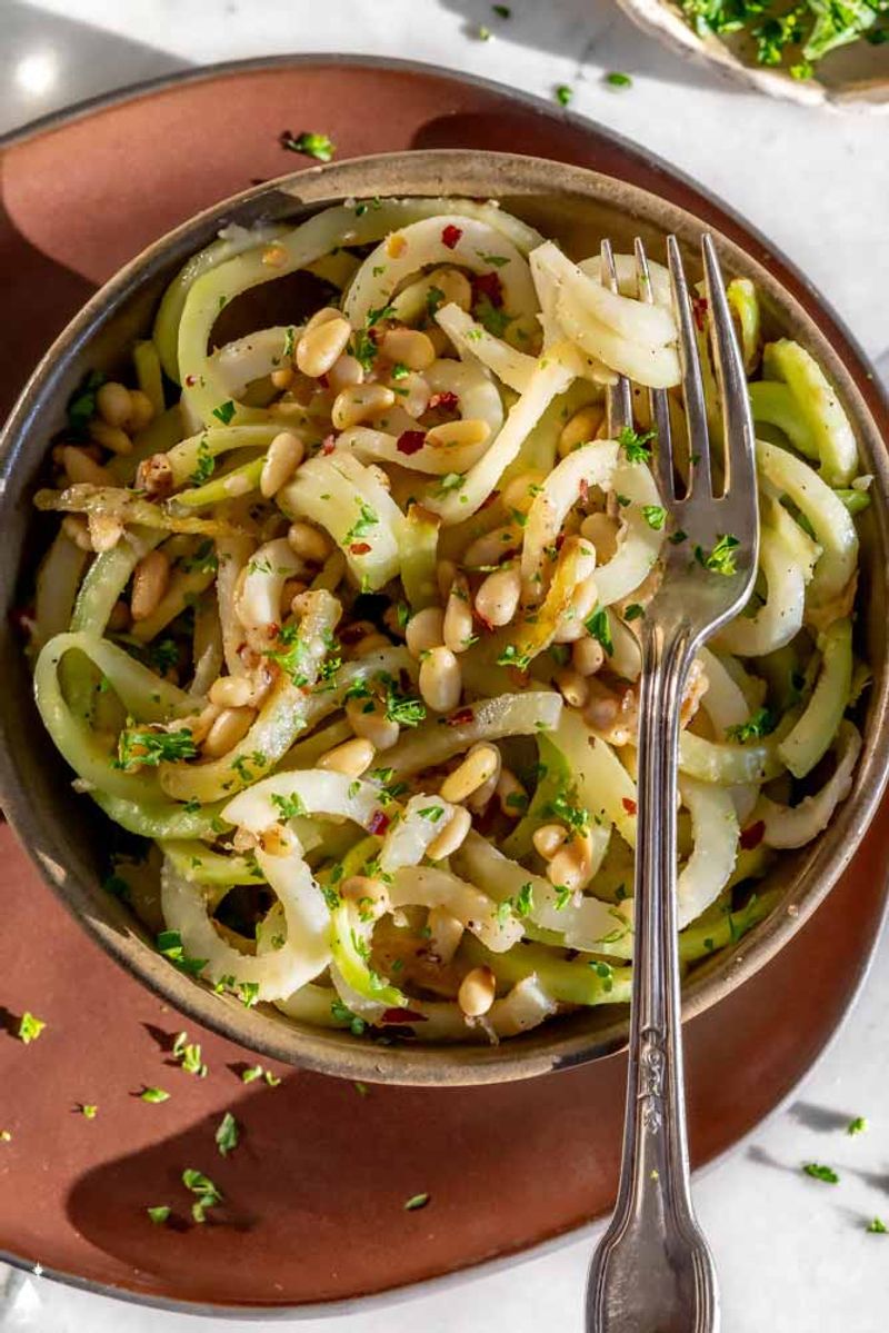 Kohlrabi Noodles