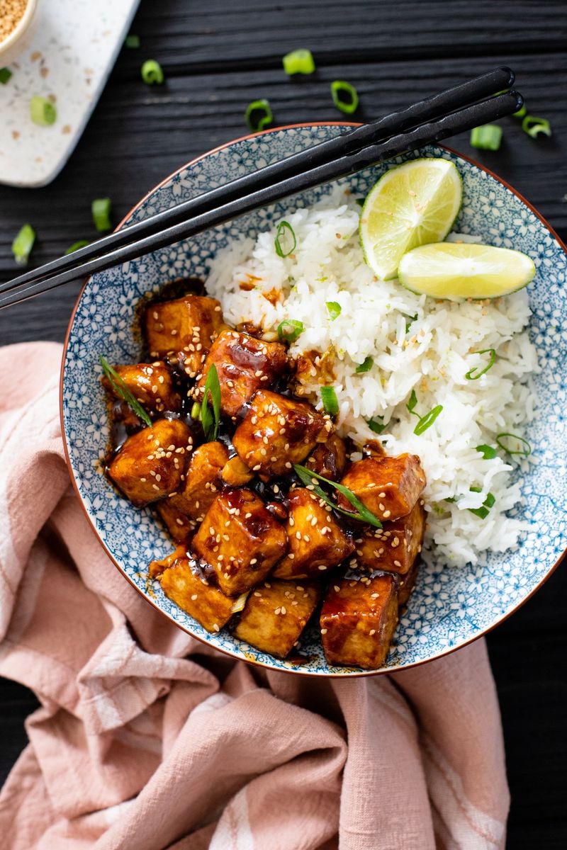 Korean BBQ Tofu Bowls