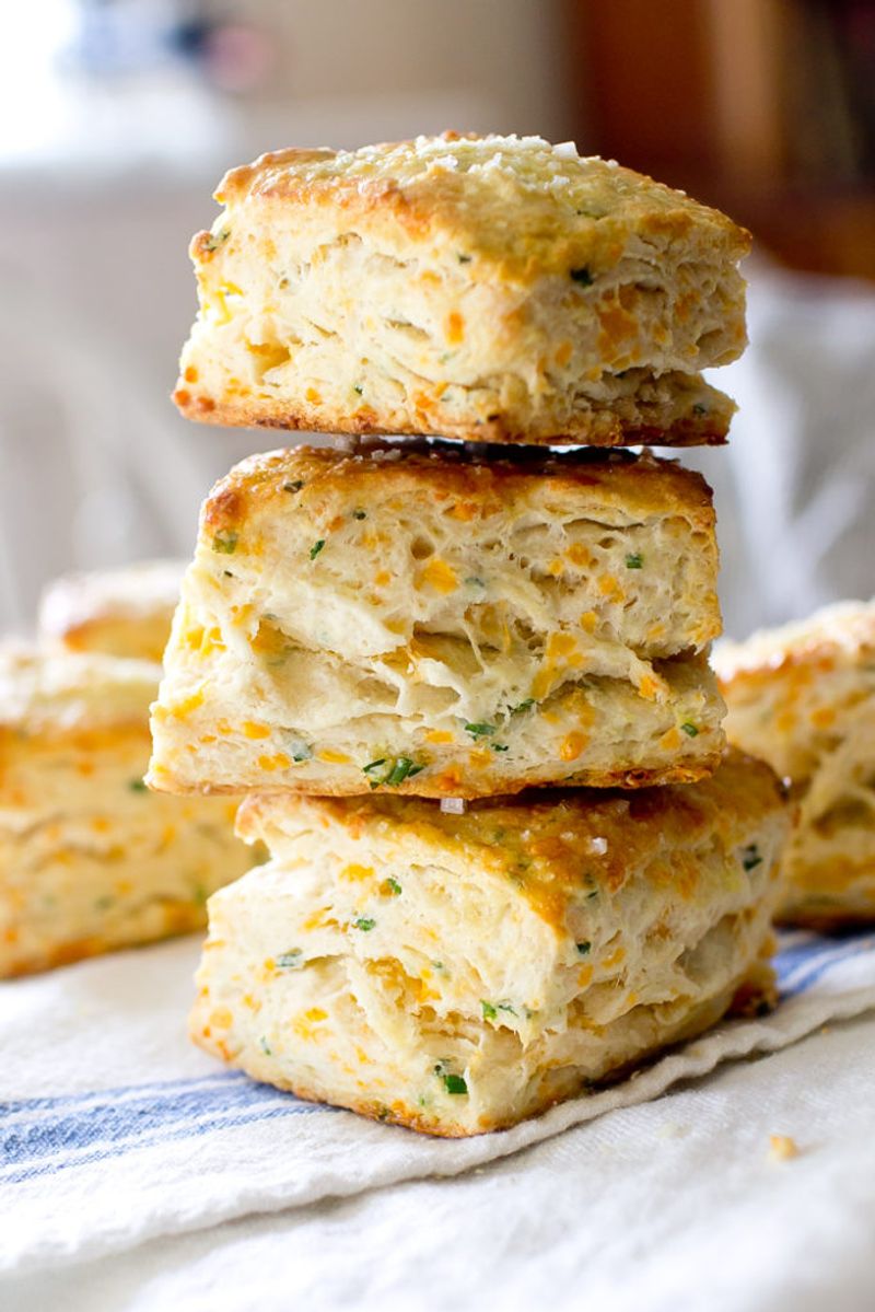 Cheddar And Chive Biscuits