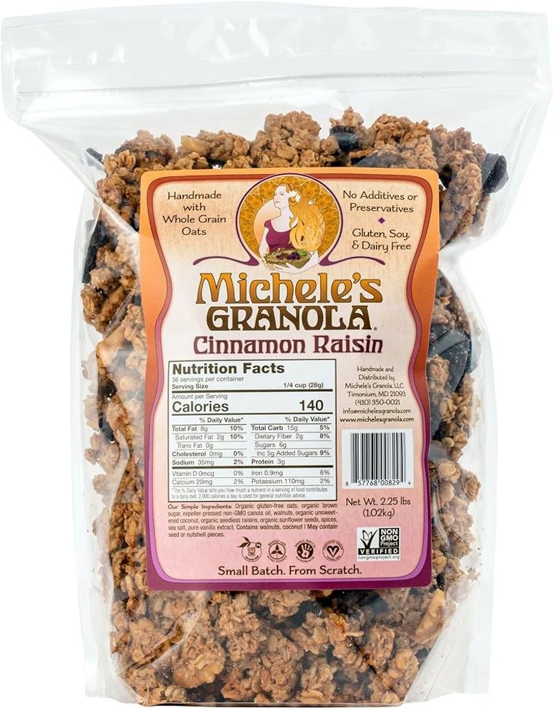 Michele’s Granola Cinnamon Raisin