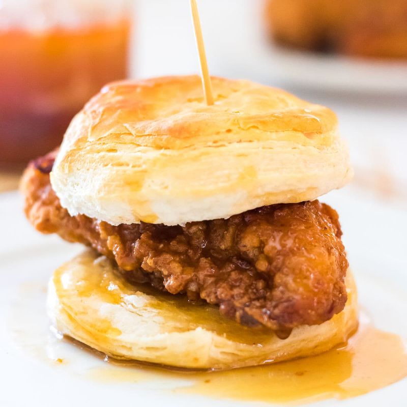 Crispy Chicken & Honey Butter Biscuit