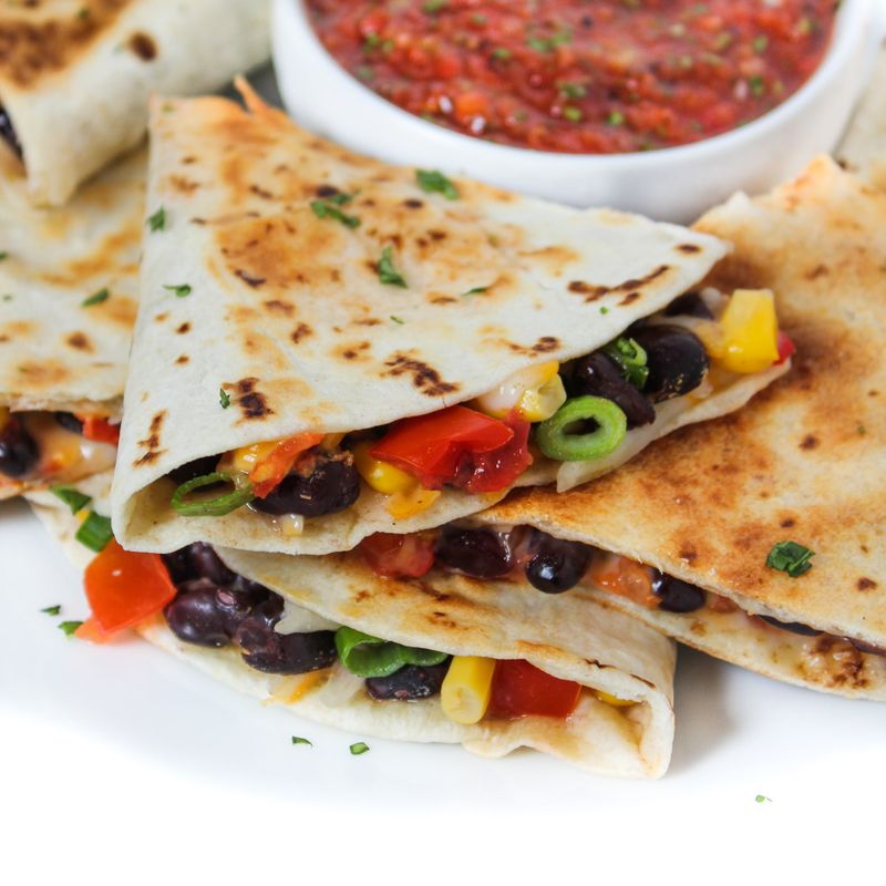 Wednesday (May 21) - Spicy Black Bean Quesadillas