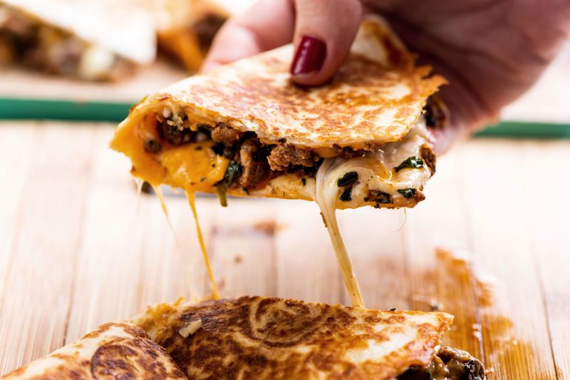 Ground Beef Quesadillas