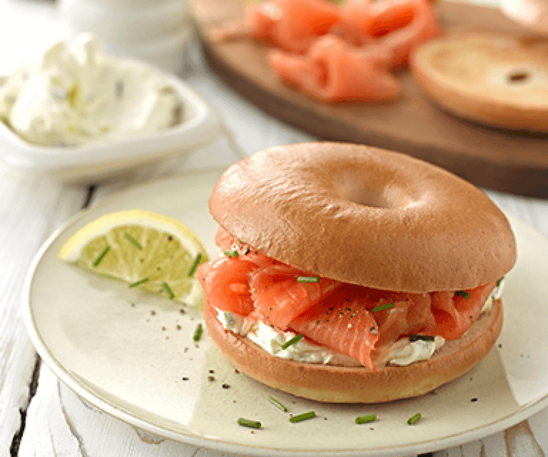 Smoked Salmon And Cream Cheese Sandwich