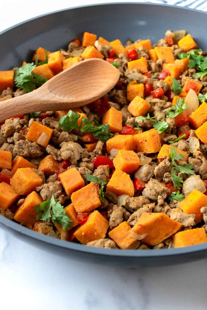 Turkey And Sweet Potato Hash