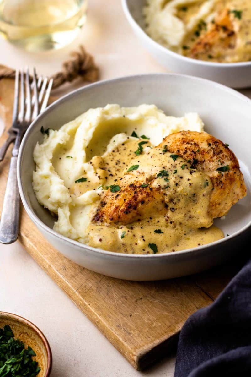 Homemade Baked Chicken Tenders And Mashed Potatoes