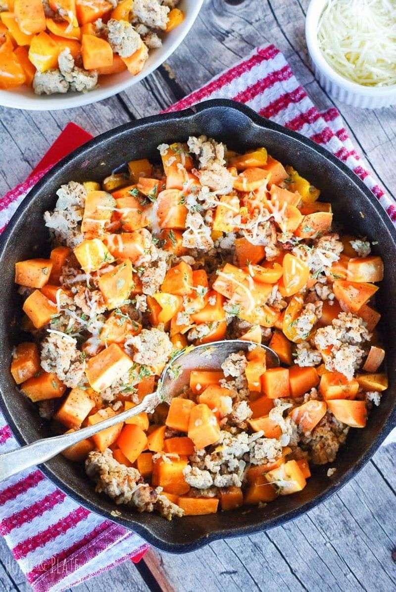 Smoky Turkey & Sweet Potato Hash