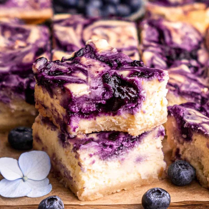 Lemon Blueberry Cheesecake Bars