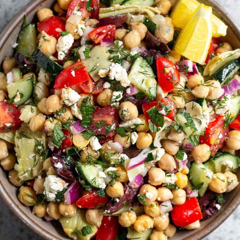 Mediterranean Chickpea Salad