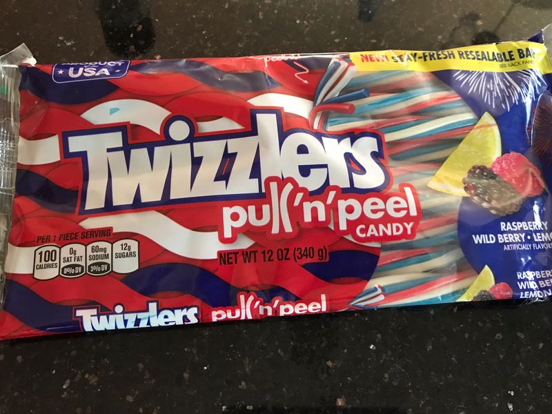 Twizzlers Pull 'N' Peel Raspberry, Wild Berry & Lemonade