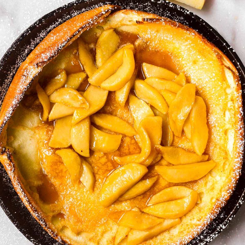 Dutch Baby With Cinnamon Apples