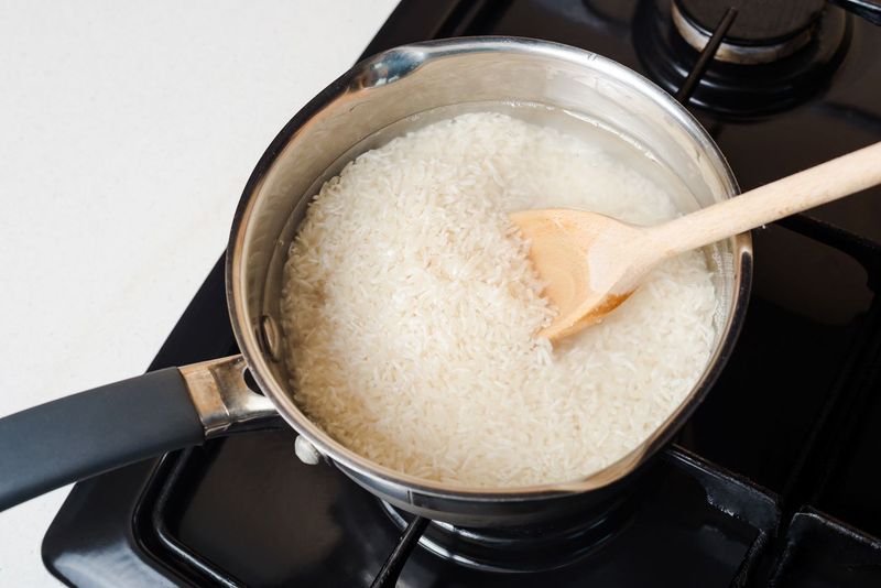 Stirring Rice While It Cooks
