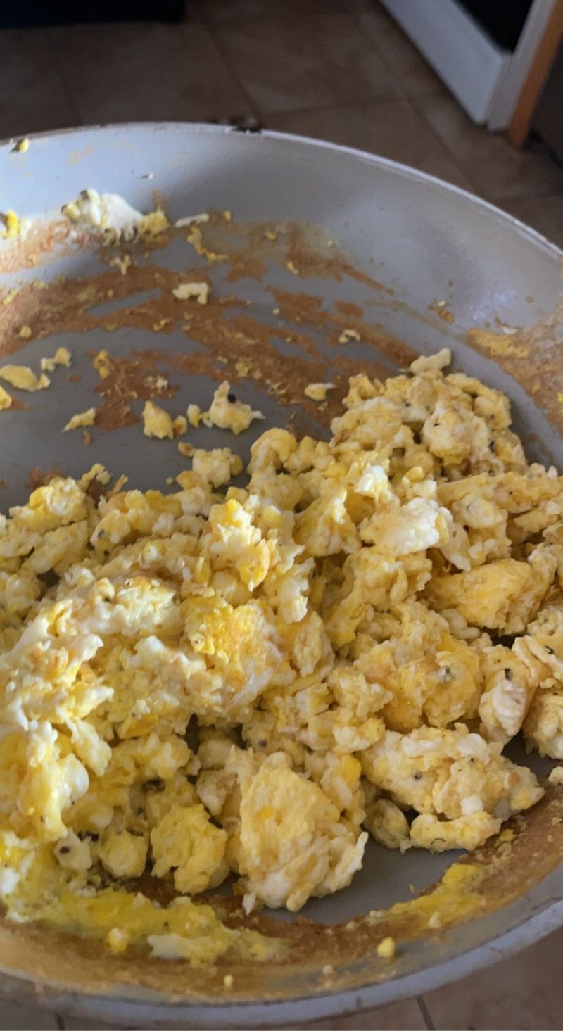 Overcooking Eggs Until Rubbery
