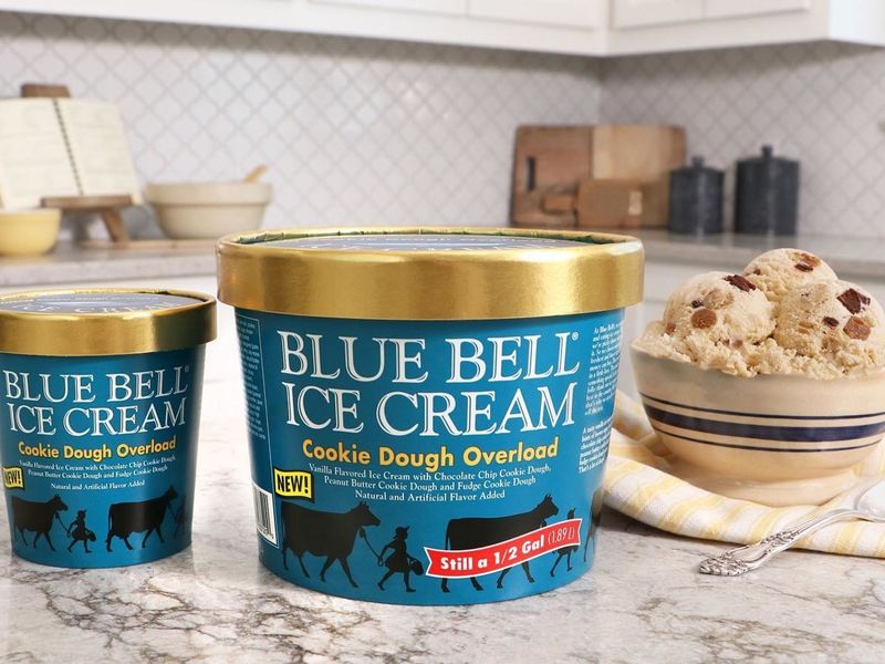 Blue Bell Cookie Dough Overload