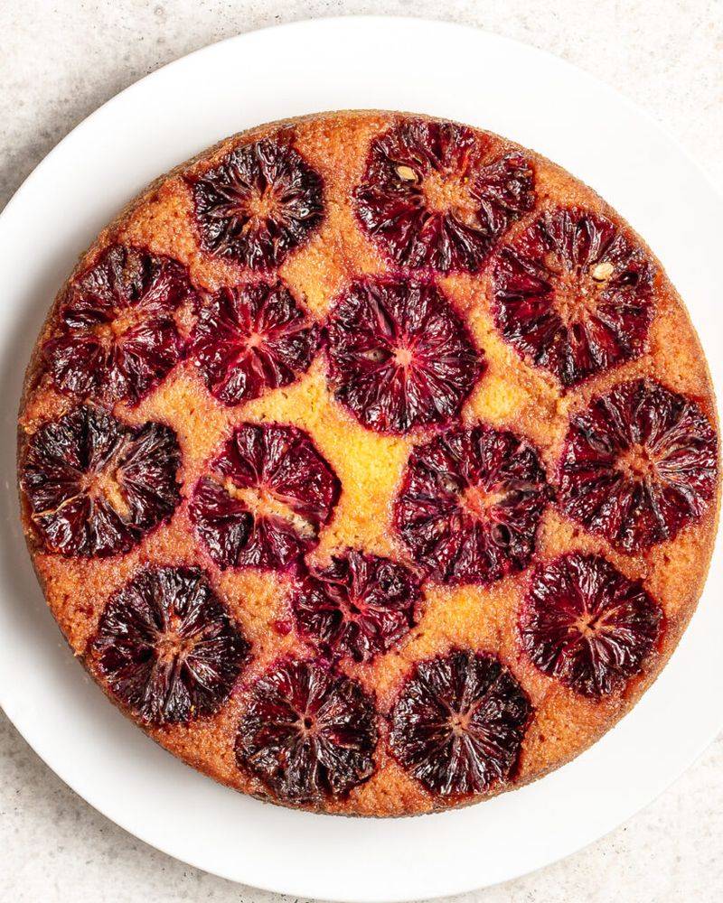 Blood Orange Upside-Down Cake