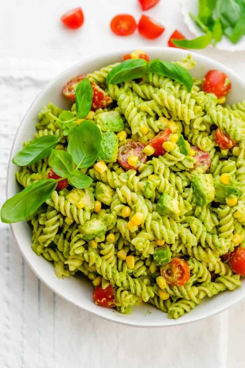 Creamy Avocado Pasta Salad