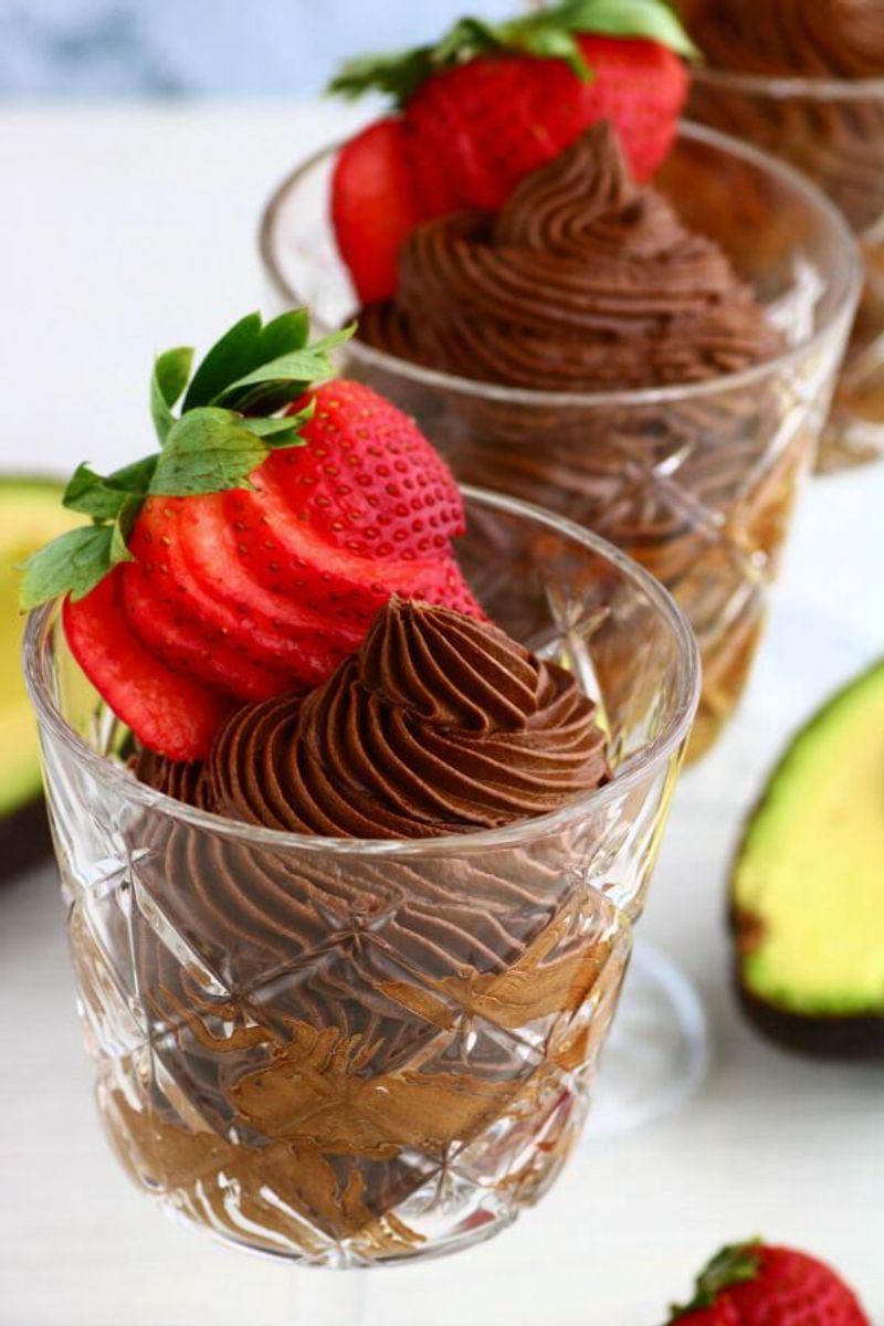 Chocolate Avocado Mousse Cups