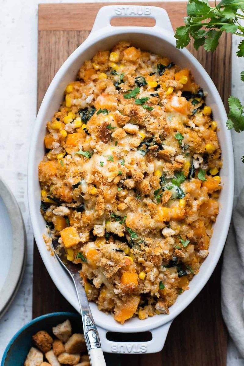 Butternut Squash And Quinoa Bake