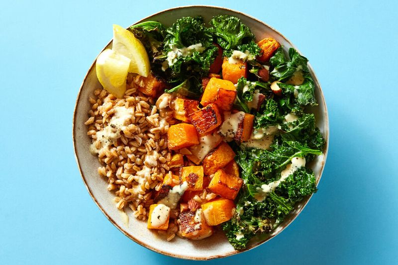 Roasted Veggie Grain Bowls