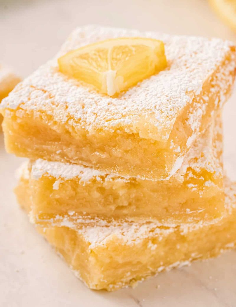 Buttery Shortbread Lemon Cream Bars