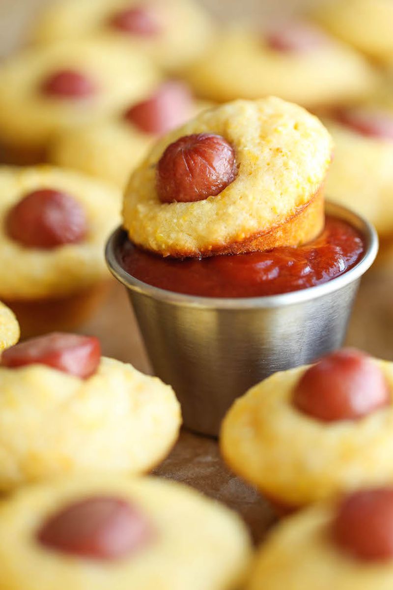 Corn Dog Muffins