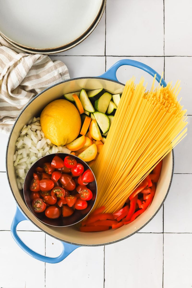 One-Pot Pasta Primavera