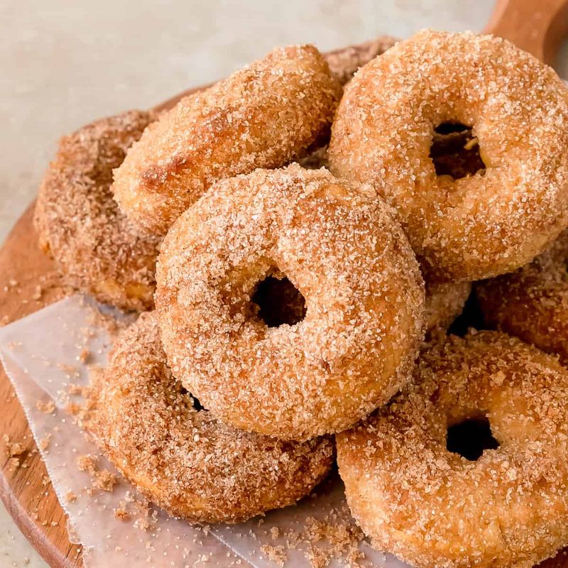 Puffy Homemade Doughnuts