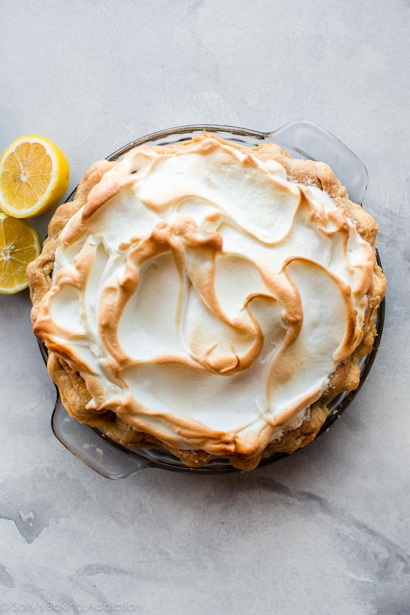 Lemon Meringue Pie With Homemade Curd