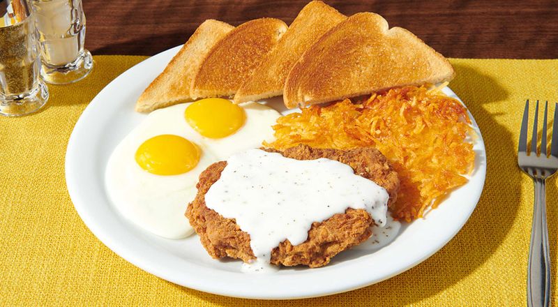 WIN: Country Fried Steak & Eggs