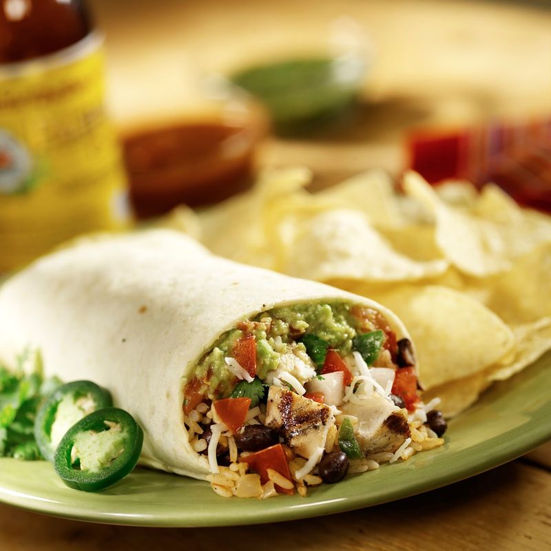 Willy's Mexicana Grill's Adobe Chicken Burrito