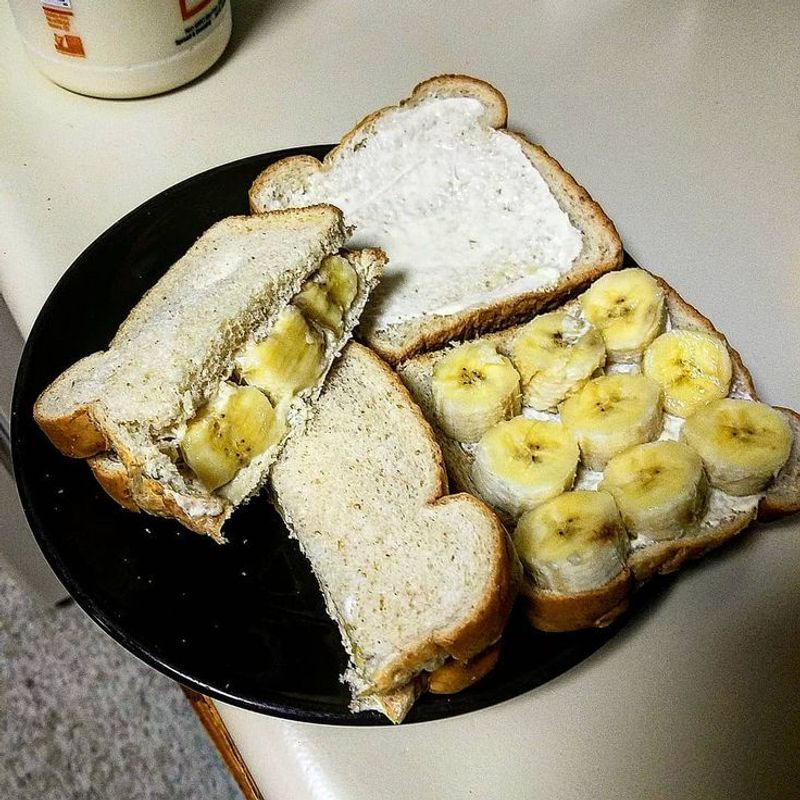 Banana And Mayonnaise Sandwiches