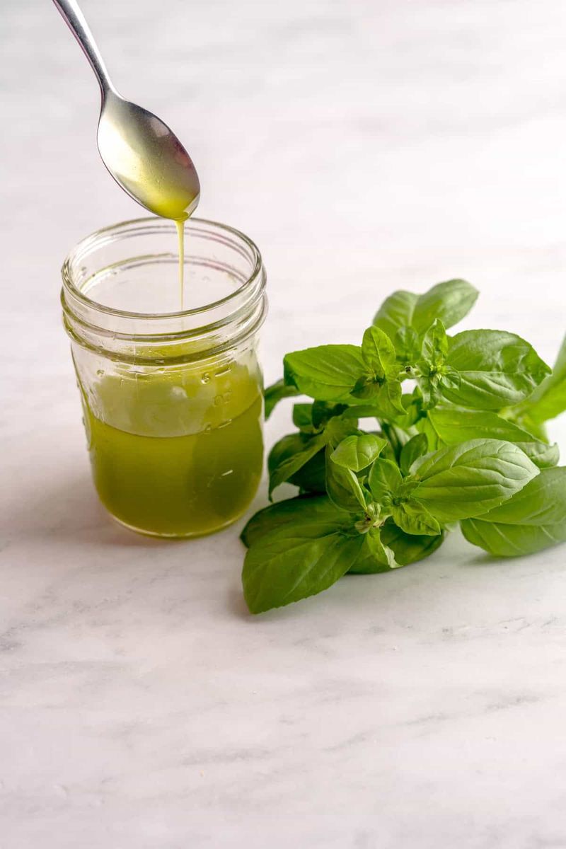 Basil Oil Drizzle