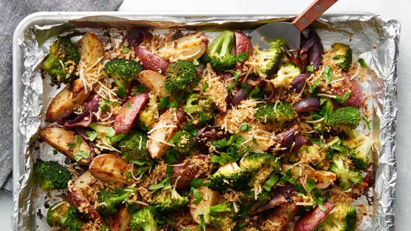 Garlic Parmesan Roasted Vegetables