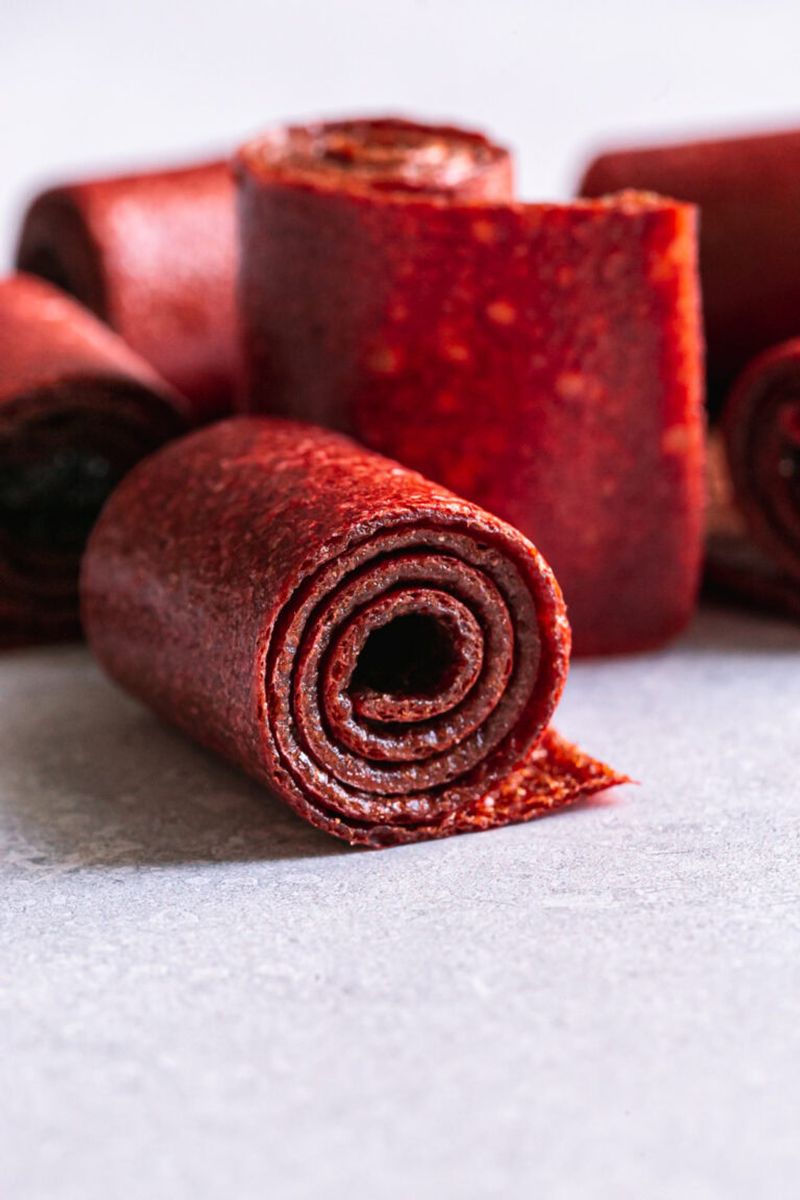 Fruit Leathers: Processed Sugar Strips