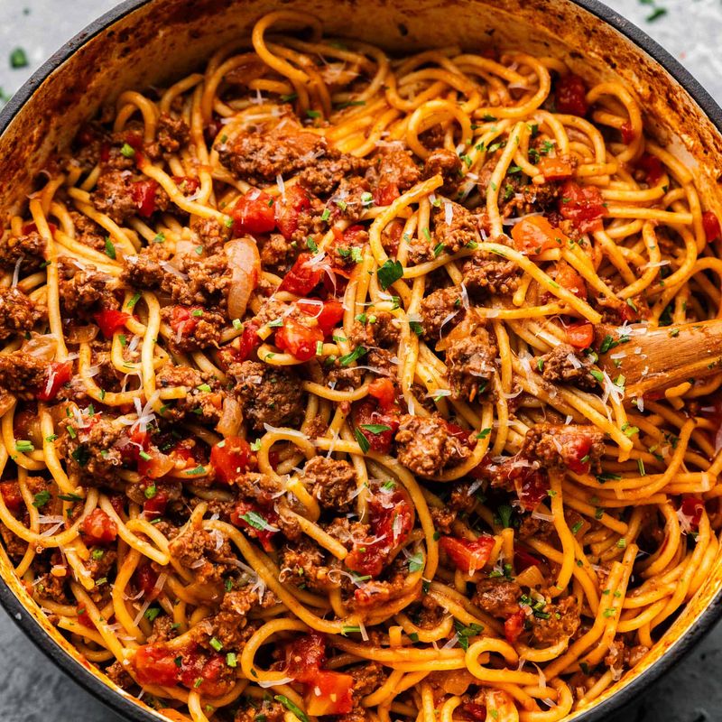 Wednesday (May 21) - One-Pot Spaghetti Bolognese
