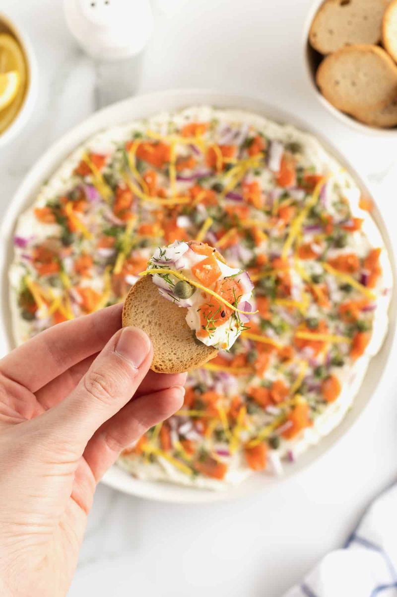 Lox And Bagel Cream Cheese Dip